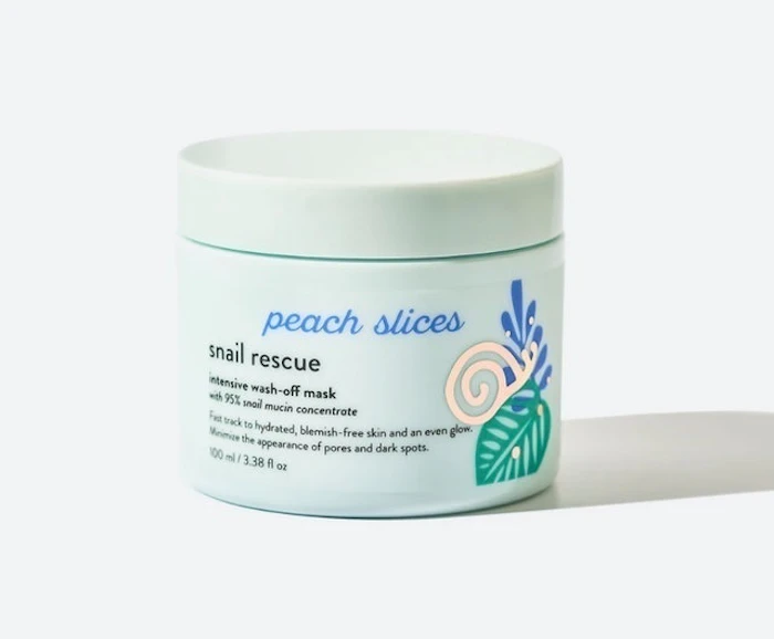 Peach Slices Snail Rescue Intensive Wash-Off Mask Image 1