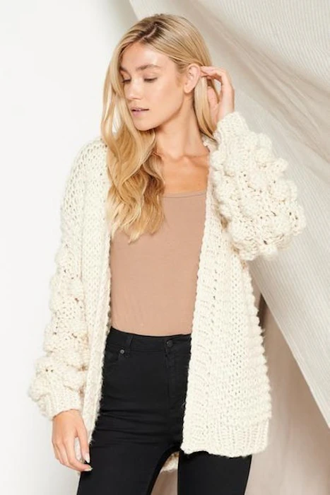 Amaryllis Chesapeake Bubble Cardigan Image 1