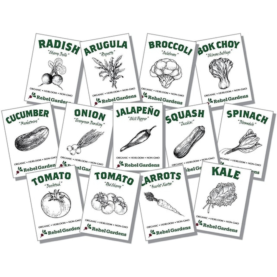 Rebel Gardens Heirloom Vegetable Seeds Image 1