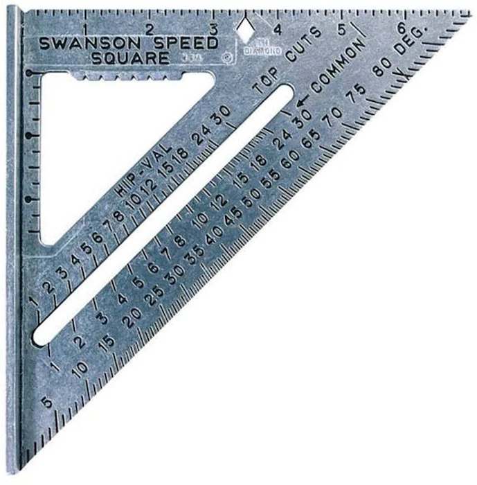 Swanson Tool 7-inch Speed Square Layout Tool Image 1