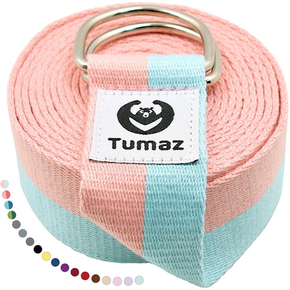 Tumaz Adjustable D-Ring Buckle Yoga Strap Image 1