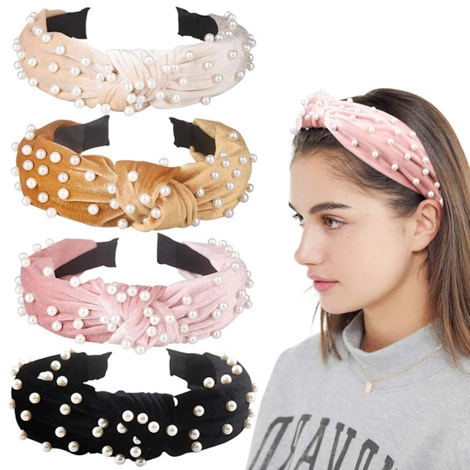 Allucho Velvet Wide Headbands Image 1