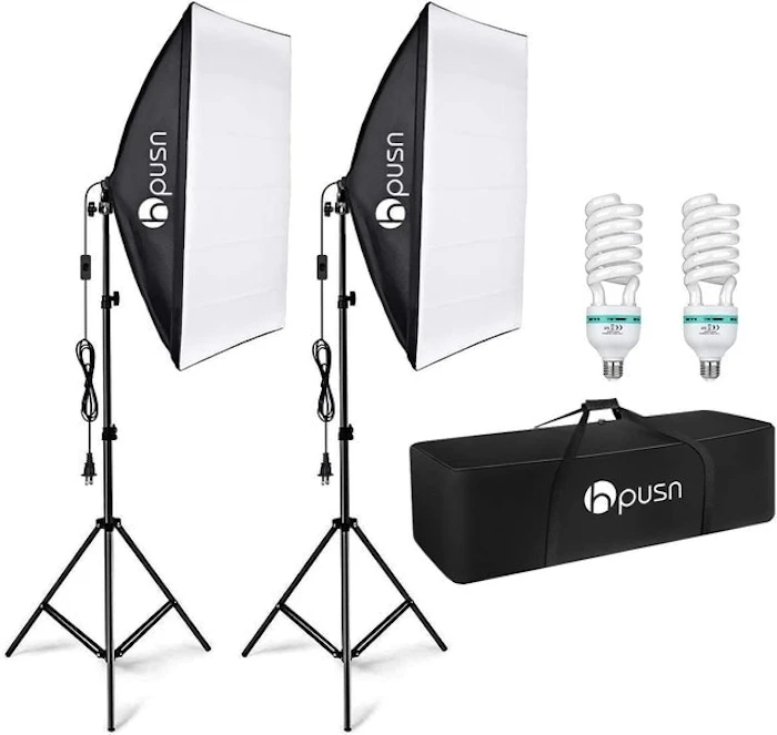 Hpusn Softbox Lighting Kit Image 1