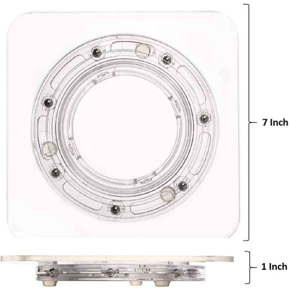 Sangle Spoffy Clear Cookie Decorating Turntable Image 2