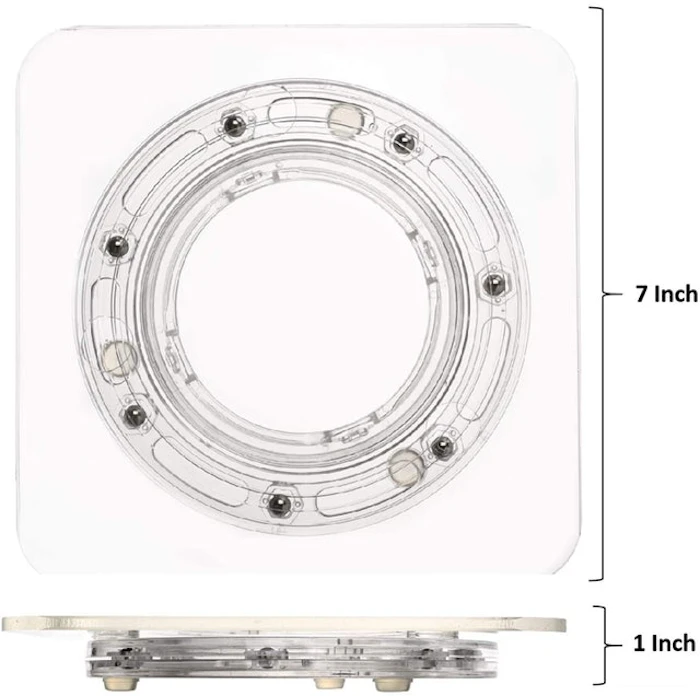 Sangle Spoffy Clear Cookie Decorating Turntable Image 2
