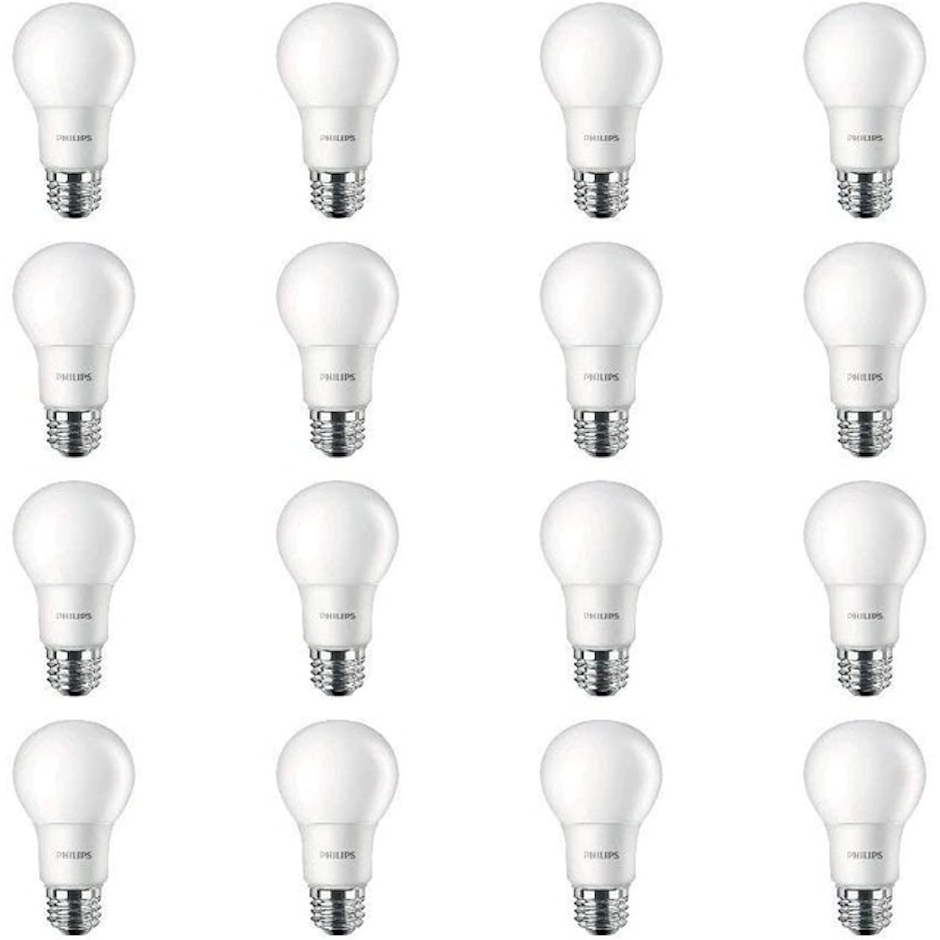 Philips LED Non-Dimmable A19 Frosted Light Bulbs Image 1