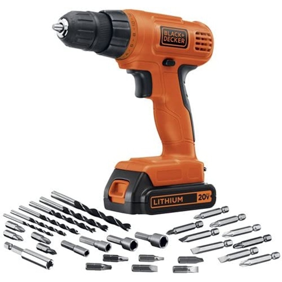 BLACK+DECKER 20V Max Cordless Drill/Driver Image 1