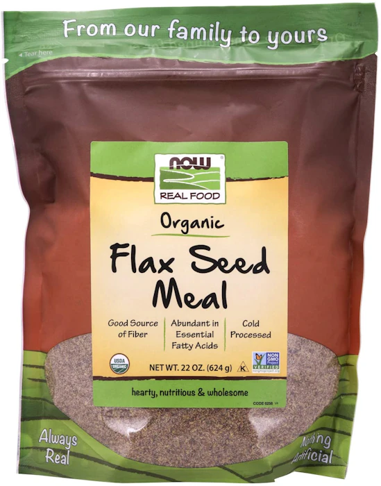 Now Real Food Organic Flax Seed Meal Image 1