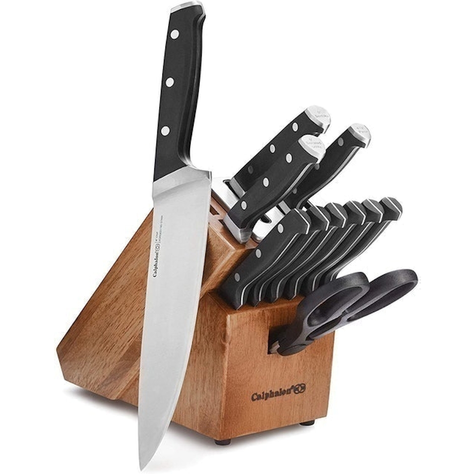 Calphalon Self-Sharpening Cutlery Knife Block Set Image 1