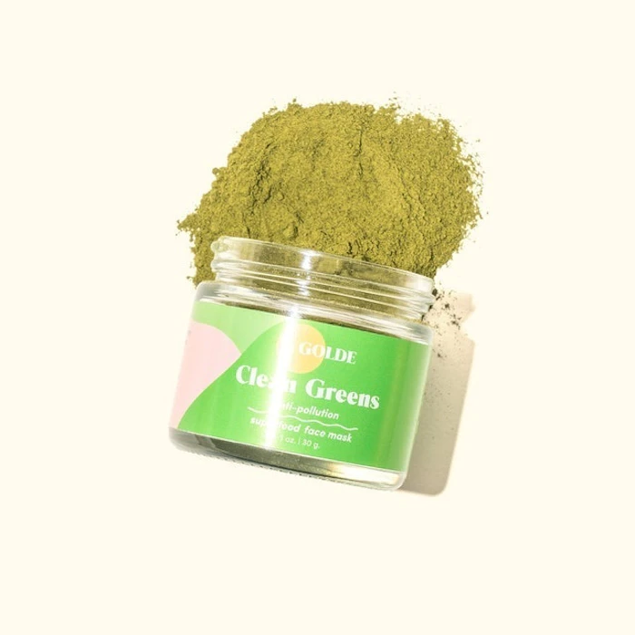 GOLDE Clean Greens Face Mask Image 2