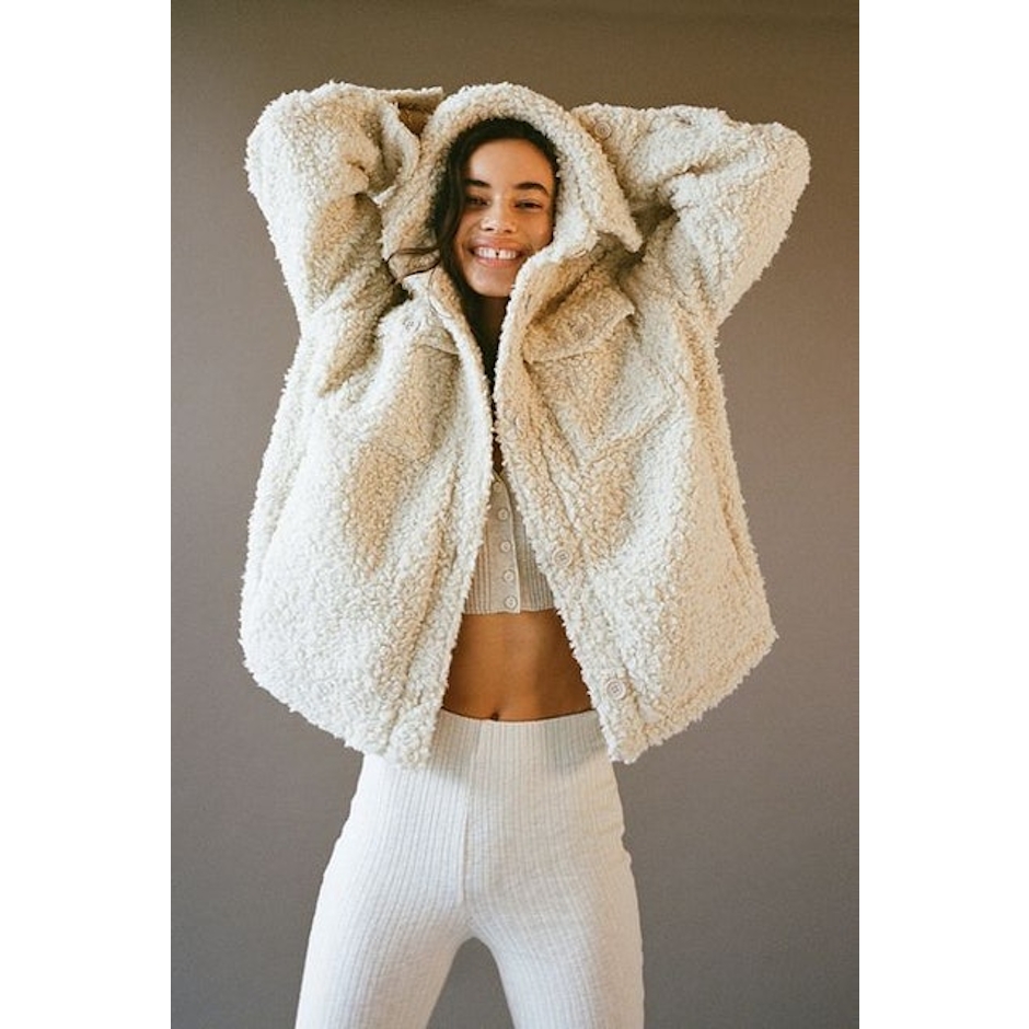 UO Palmer Sherpa Shirt Jacket Image 1