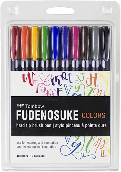 Tombow Fudenosuke Colors Brush Pens Image 1
