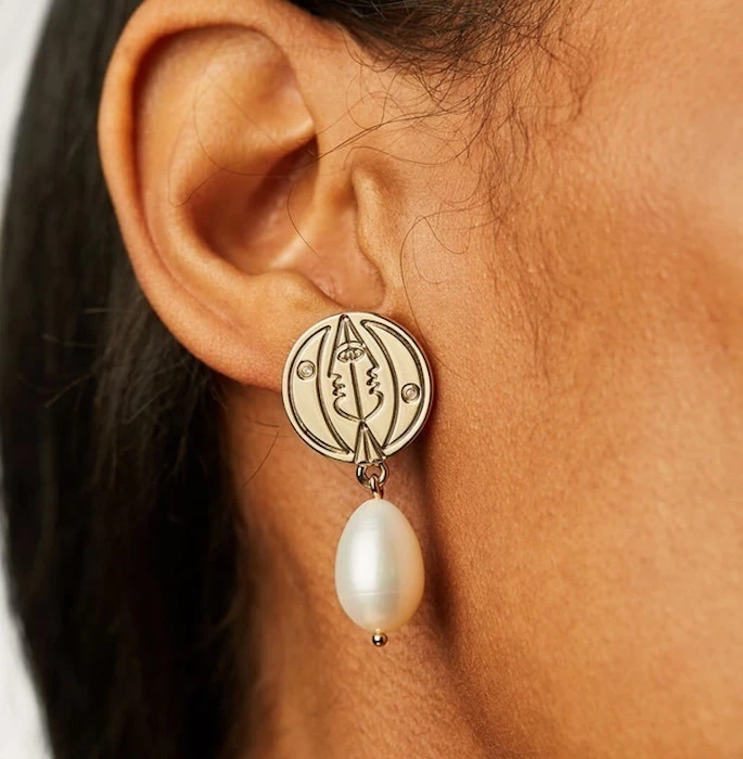 ana luisa Moon Earrings Image 2