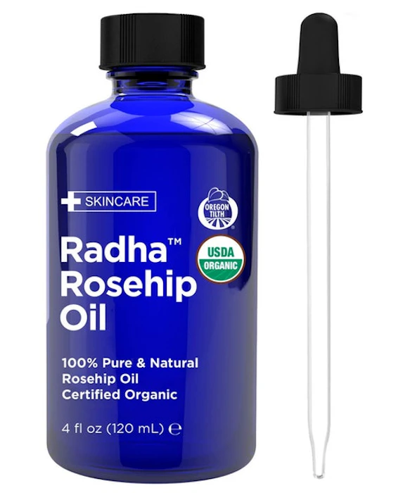 Radha Beauty Organic Cold Pressed Rosehip Oil Image 1