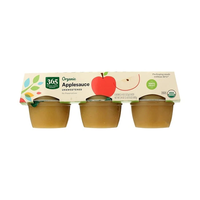 365 By Whole Foods Market Unsweetened Organic Apple Sauce Image 1
