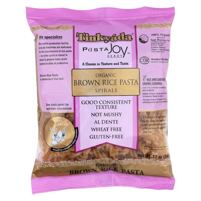 Tinkyada Gluten Free Organic Brown Rice Pasta Spirals Image 1