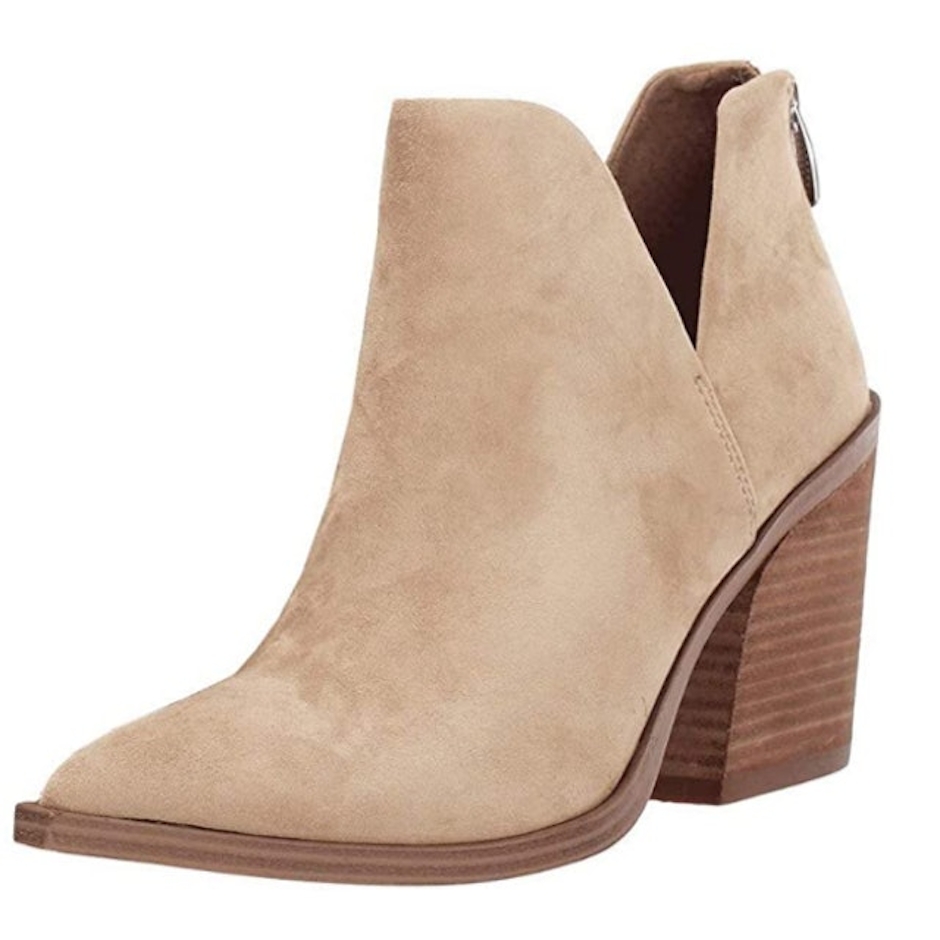 Fisace Womens Pointed Toe Ankle Boots Image 1