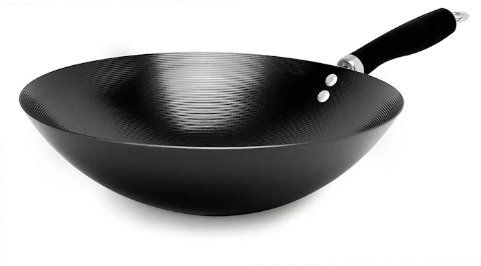 Ecolution Non-Stick Carbon Steel Wok Image 1