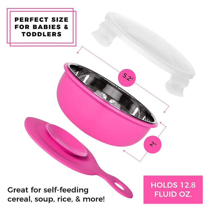 TOTWARE Baby and Toddler Feeding Bowls Image 2