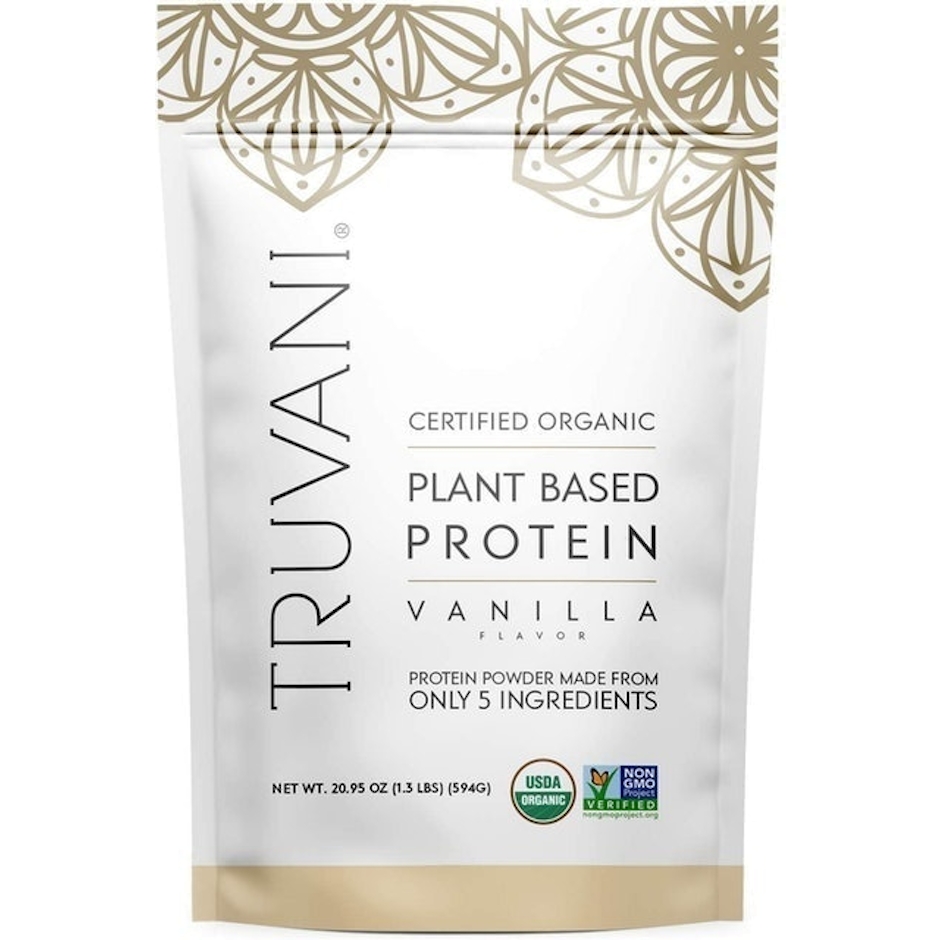 Truvani Vanilla Plant Based Protein Powder Image 1