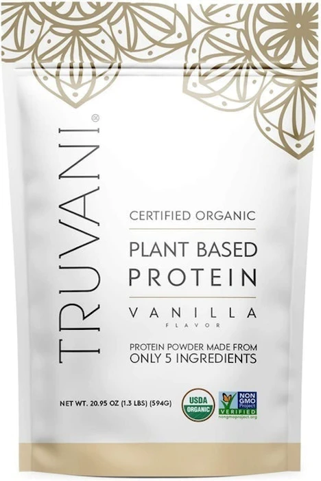Truvani Vanilla Plant Based Protein Powder Image 1