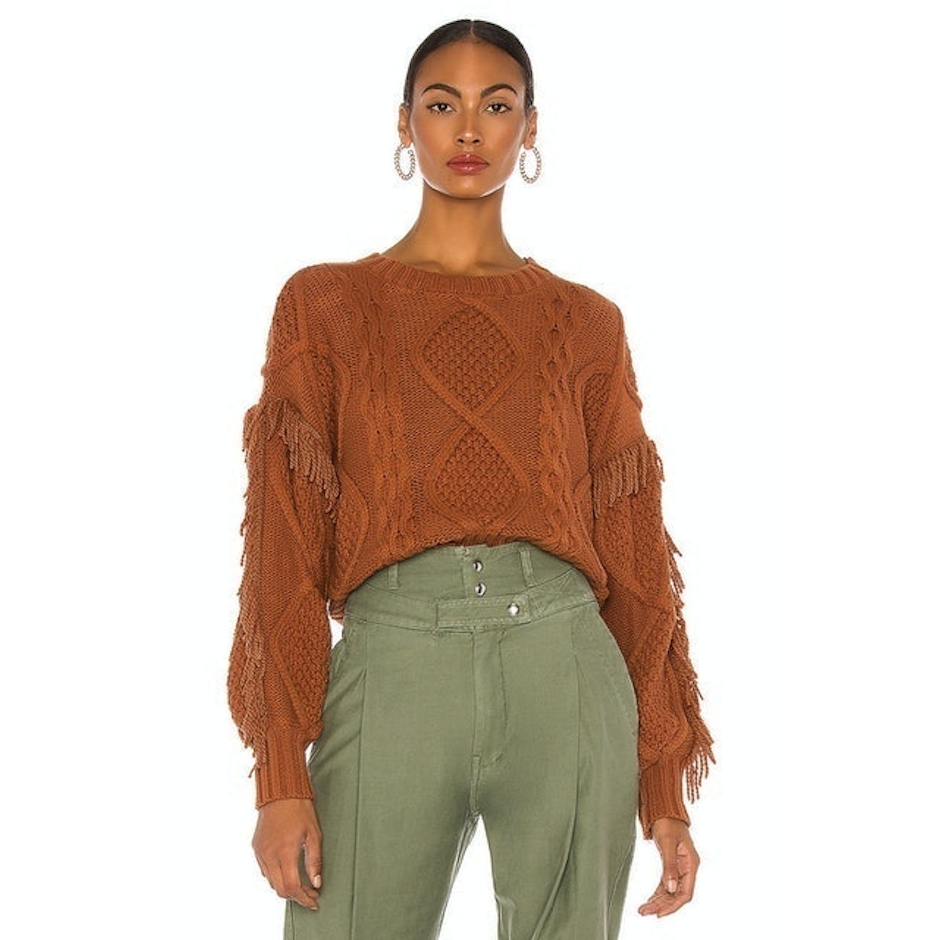 Revolve Line & Dot Jasper Fringe Sweater Image 1