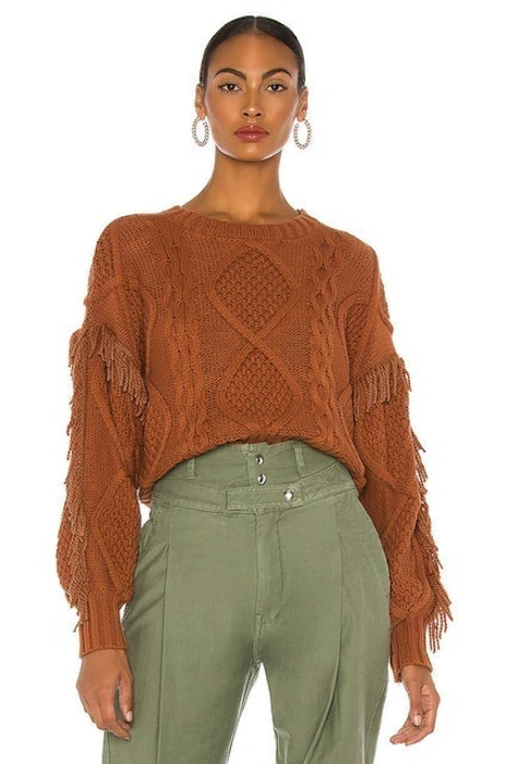 Revolve Line & Dot Jasper Fringe Sweater Image 1