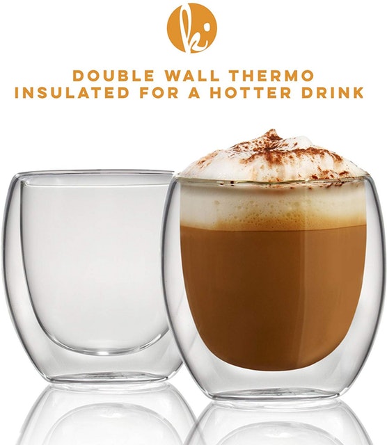 Kitchables Double Walled Glass Espresso Cups Image 2
