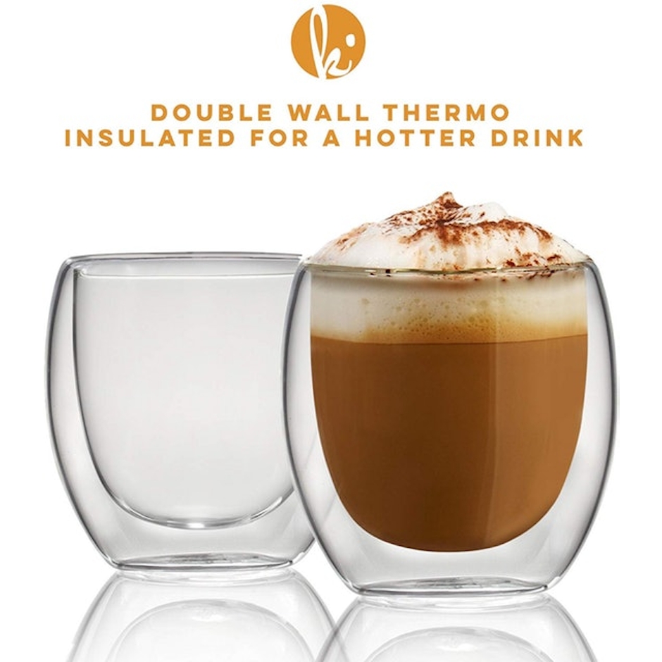 Kitchables Double Walled Glass Espresso Cups Image 2