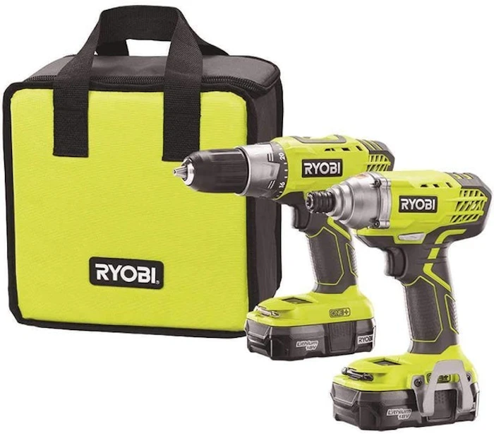 Ryobi 18V One+ Handheld Drill/Driver and Impact Driver Kit Image 1