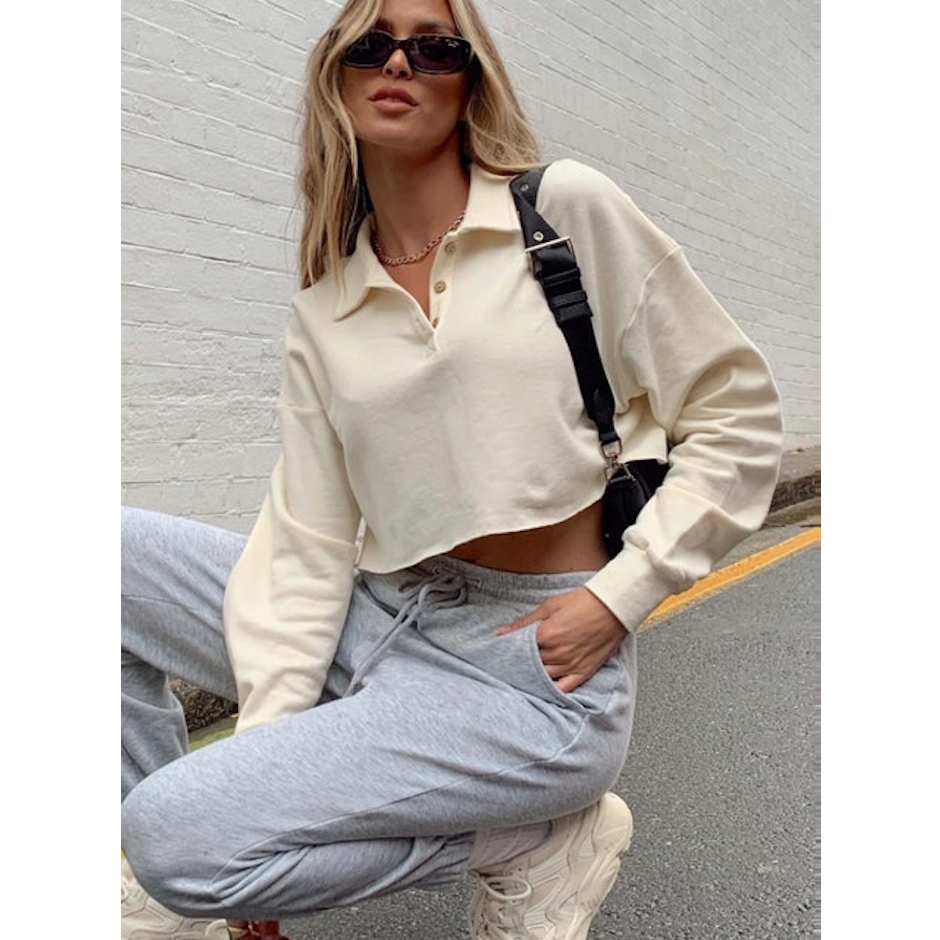 Princess Polly Lucia Cropped Sweater Image 1