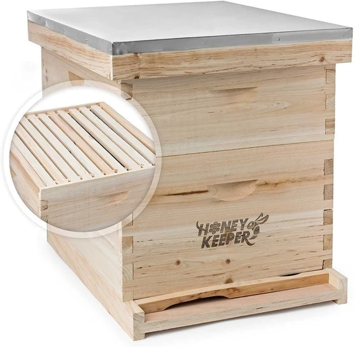 Honey Keeper Beehive 20 Frame Complete Box Kit Image 1