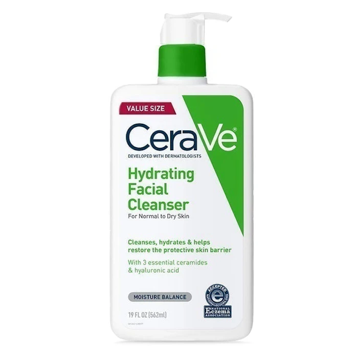CeraVe Hydrating Facial Cleanser for Normal to Dry Skin Image 1