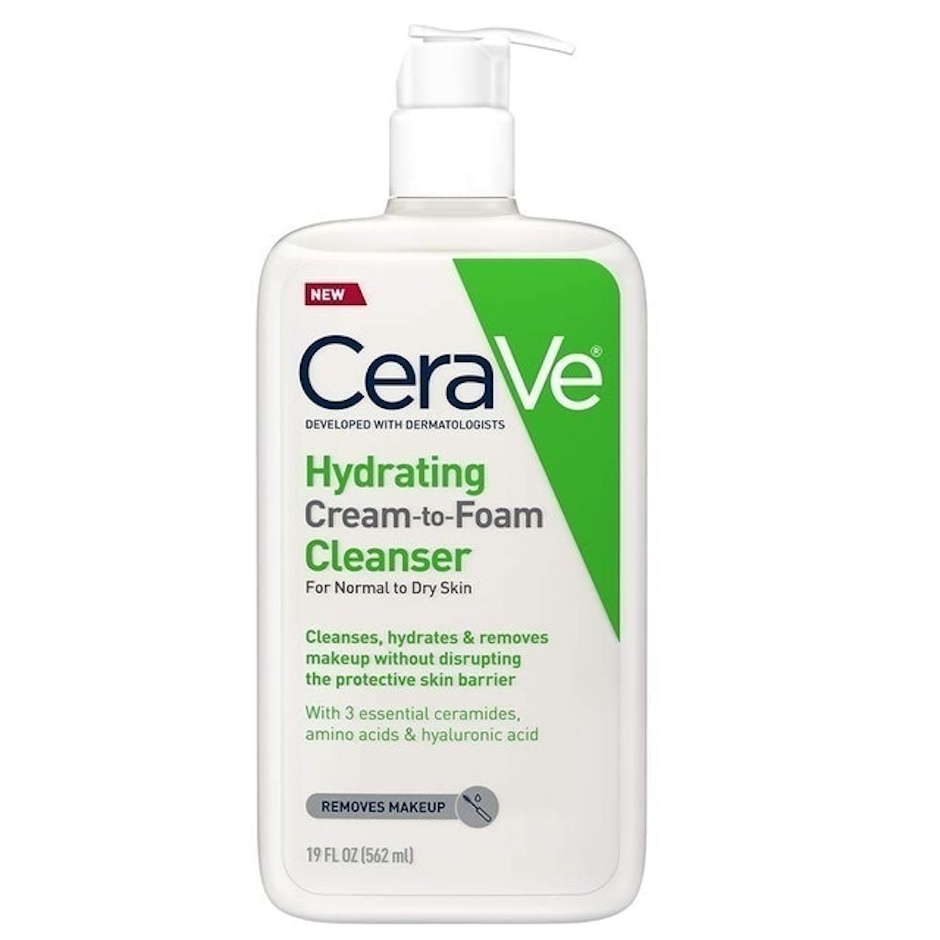 CeraVe Hydrating Cream-to-Foam Cleanser Image 1