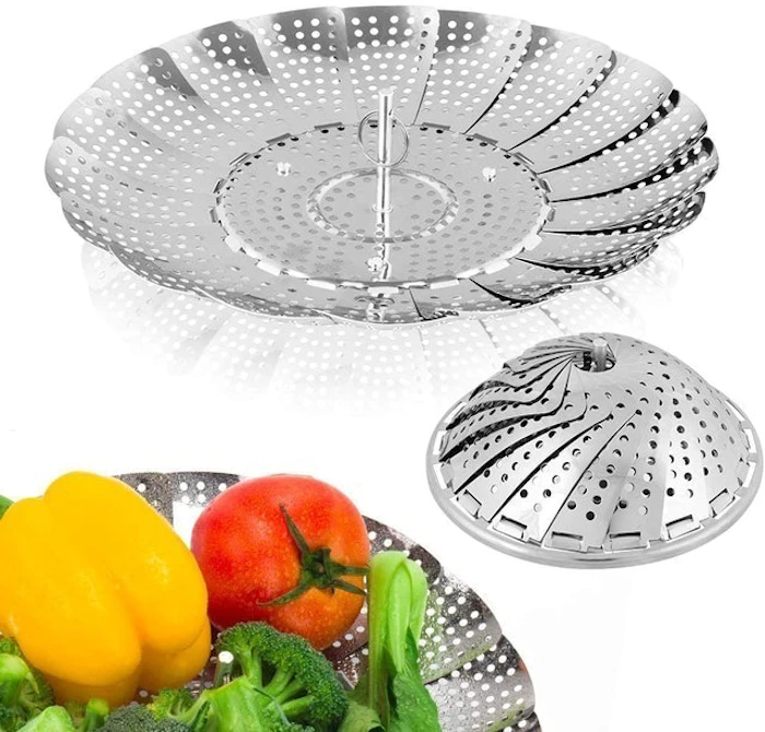 Sayfine Vegetable Steamer Basket Image 1