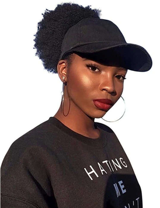 CurlCap Natural Hair Backless Cap Image 1