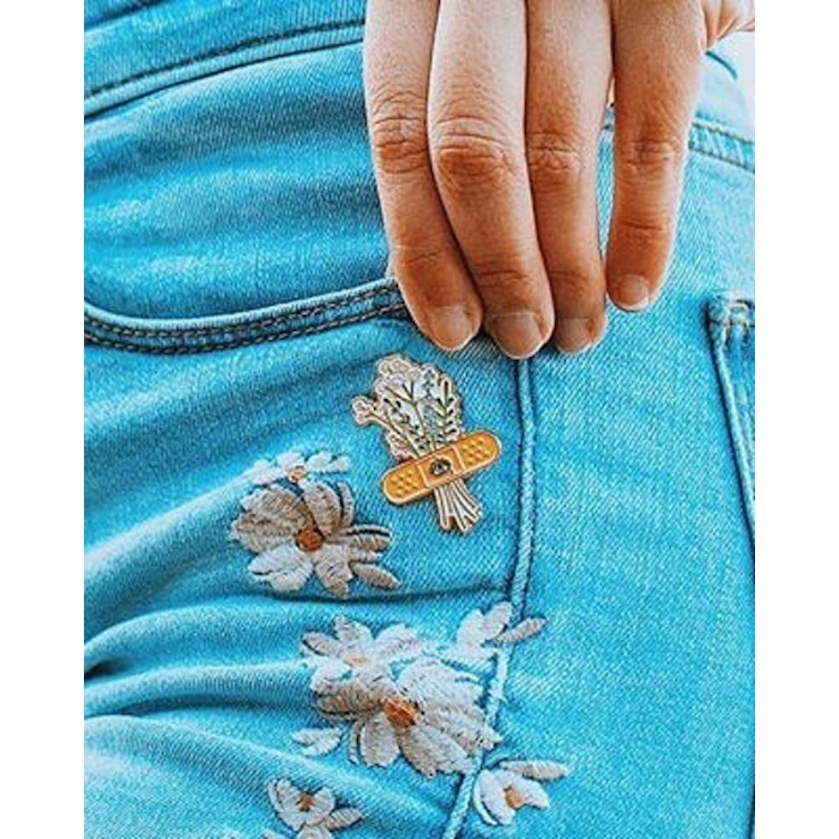 With Chelle Healing Enamel Pin Image 1