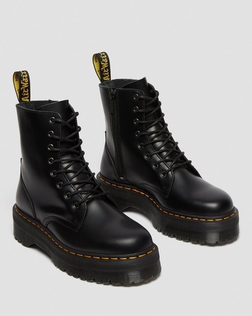 Dr. Martens Jadon Smooth Leather Platform Boots Image 2