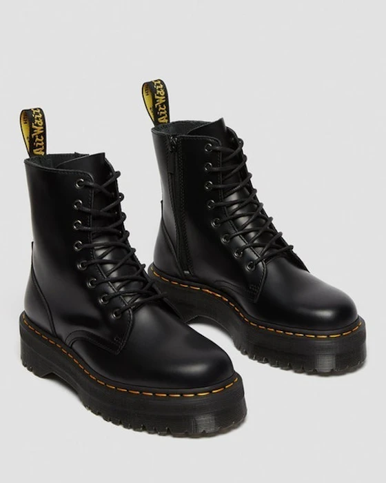 Dr. Martens Jadon Smooth Leather Platform Boots Image 2