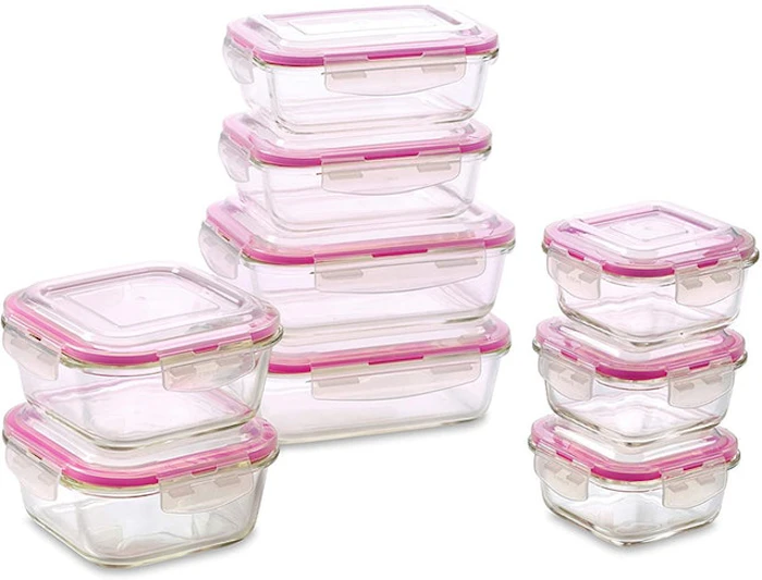 WonderVeg Glass Food Storage Containers Image 1