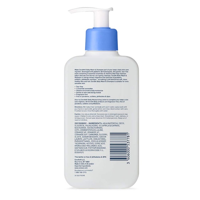 CeraVe Baby Wash & Shampoo Image 2