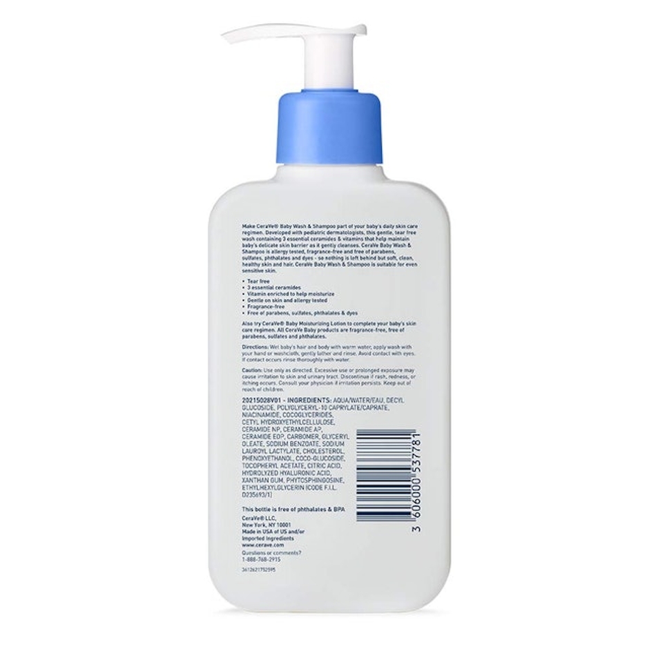 CeraVe Baby Wash & Shampoo Image 2
