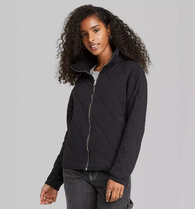 Wild Fable Women's Quilted Jacket Image 1
