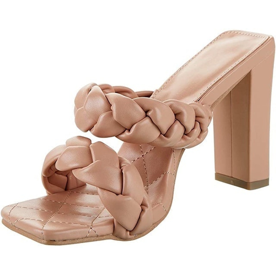 Lala Ikai Women's Braided Block Heels Image 1