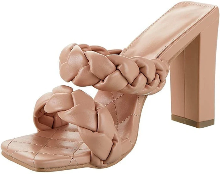 Lala Ikai Women's Braided Block Heels Image 1
