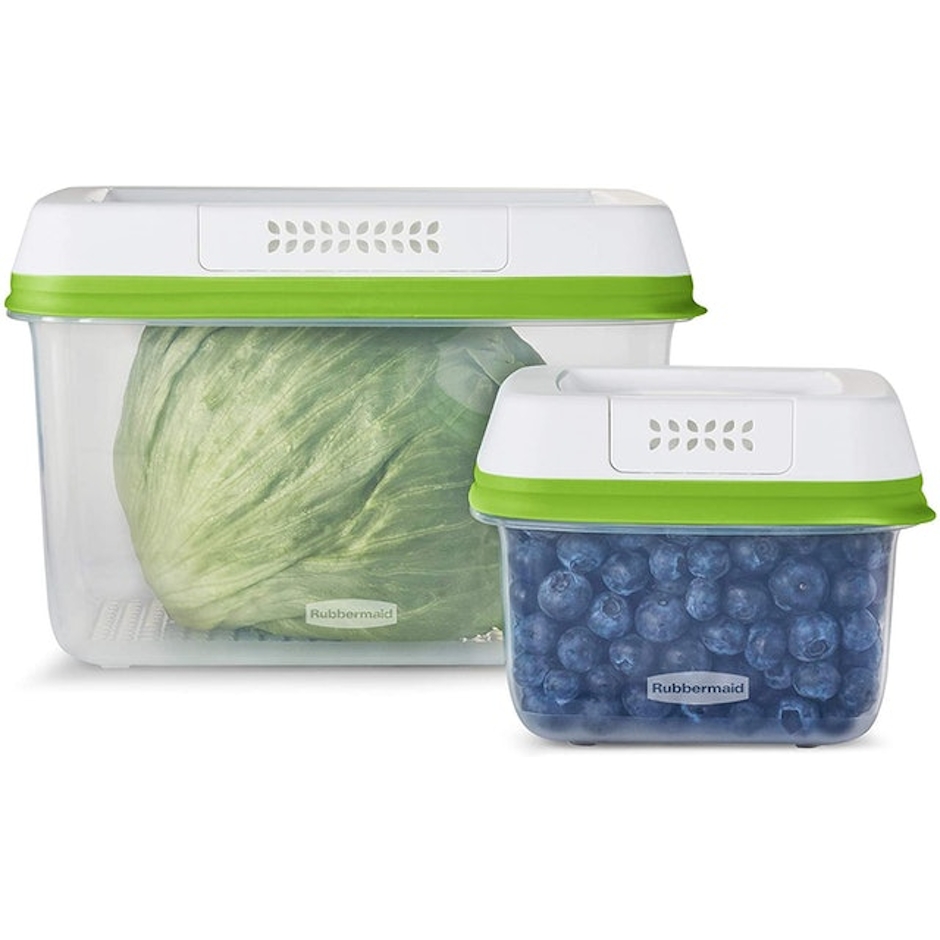 Rubbermaid Medium and Large FreshWorks Savers Image 1