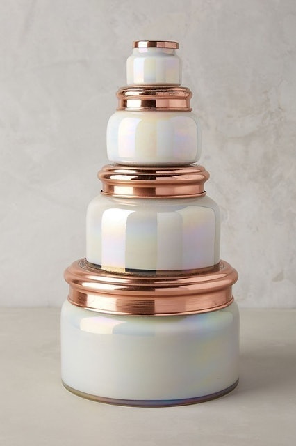 Anthropologie Mini Capri Blue Volcano Jar Candle Image 2