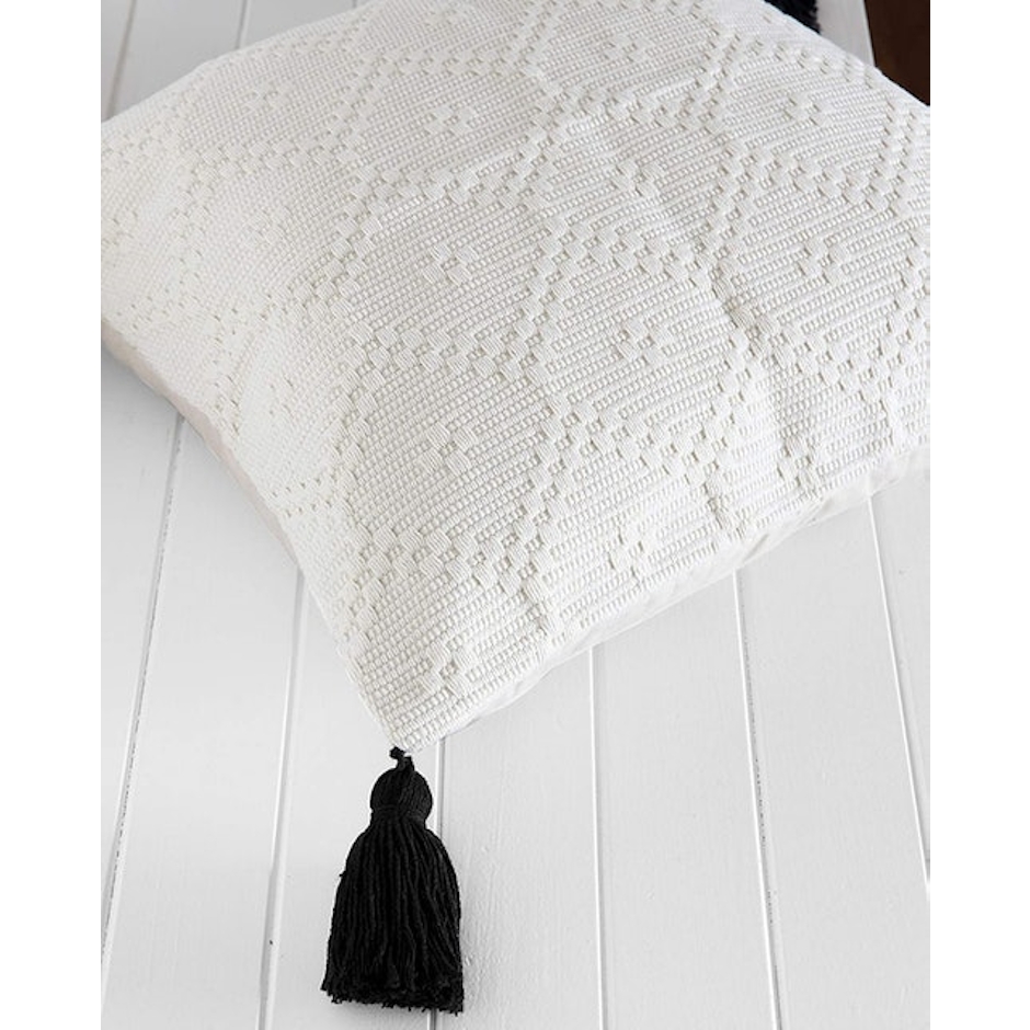 Inspired Ivory Farmhouse Throw Pillow Covers Image 2