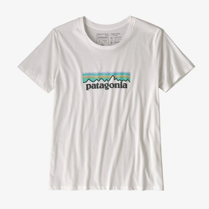 Patagonia Logo Organic Cotton Crew T-Shirt Image 1