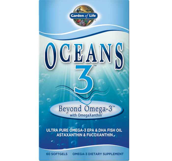 Garden of Life Oceans 3 Beyond Omega-3 with OmegaXanthin Image 1